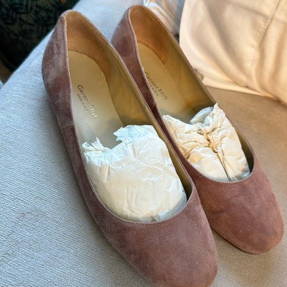 Garnet Hill Italian Made Maddalena Ballet Flats - Picture 1 of 7